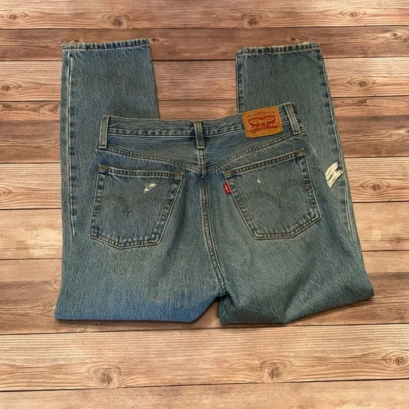 New ✨ Levi’s Original 501 Destroyed - Picture 2 of 6
